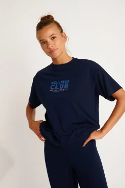 T-SHIRT Navy blue KAIA BAYLIGHT