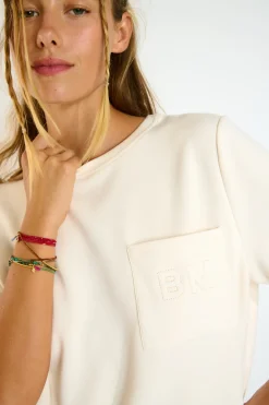 T-SHIRT Ecru JUNE BAYJOY