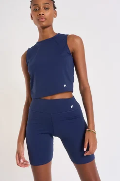 T-shirt Navy blue ADILO WELLNESS