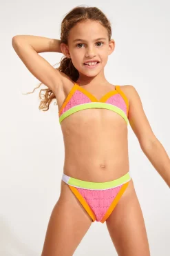 TWO-PIECE SWIMSUIT Pink M JERRY HABANCOLOR