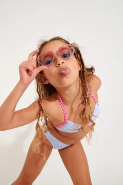 TWO-PIECE SWIMSUIT Blue M TWIGGY CITALI