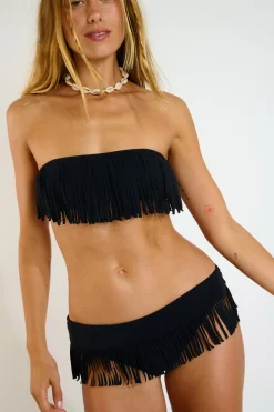 WESTO & NILA FRINGES black 2-pieces swimsuit