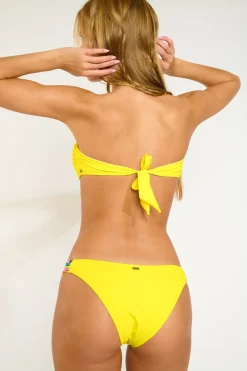 ZINO & ONYTA SPRING yellow bandeau 2-piece swimsuit